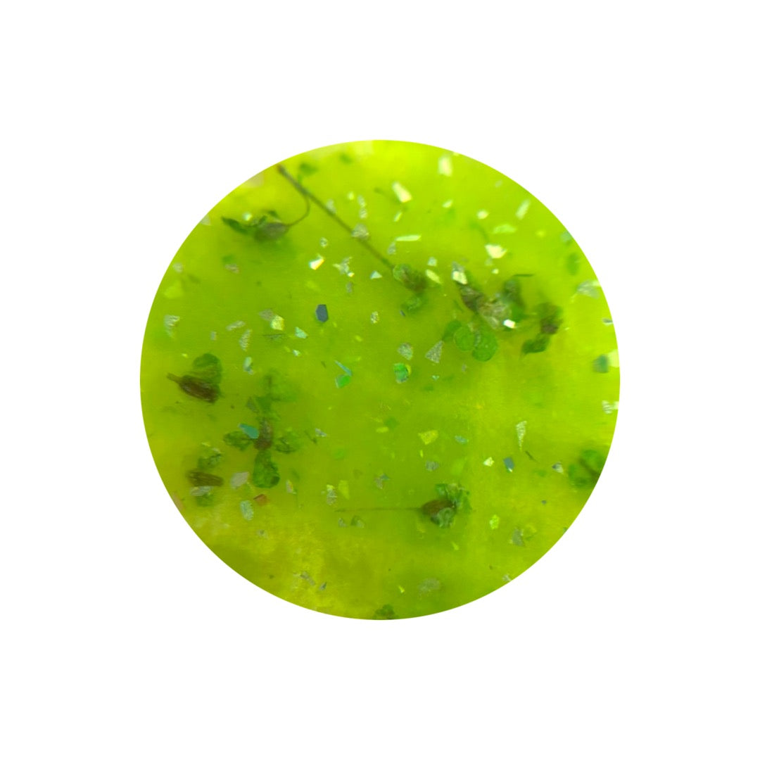 Lime Flowers Acrylic