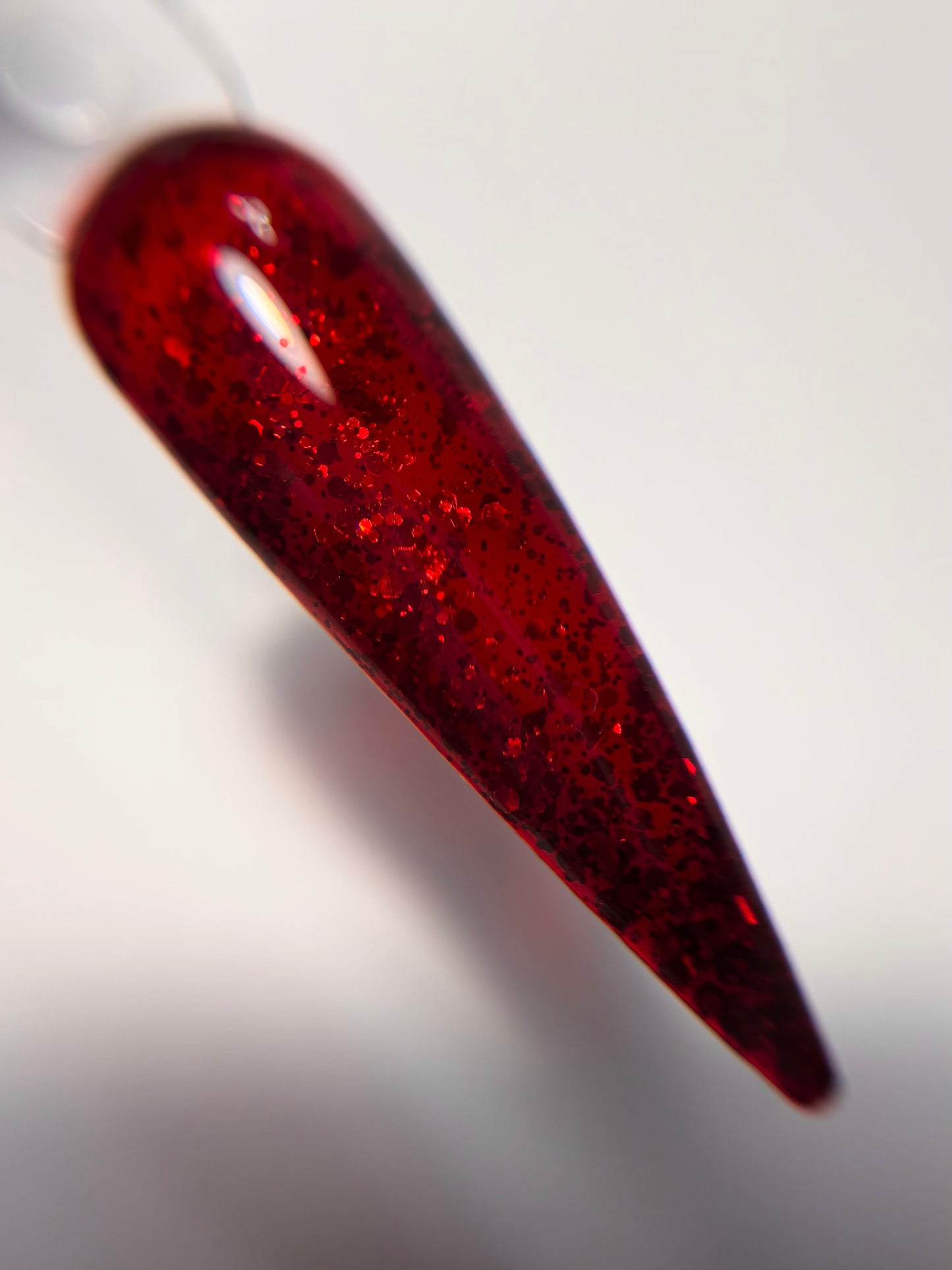 Red Glitter Gel Color