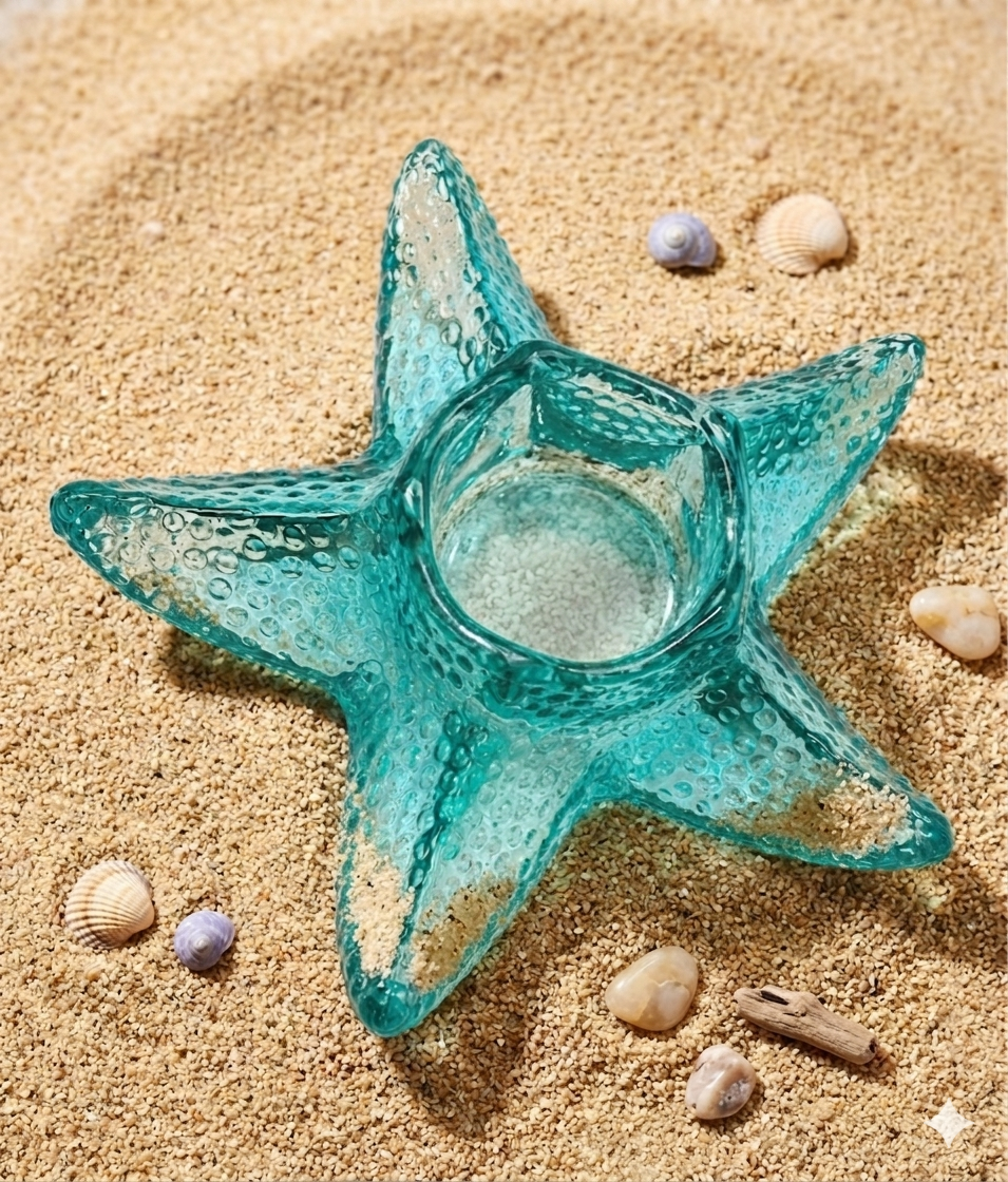Starfish Monomer Vase- Blue